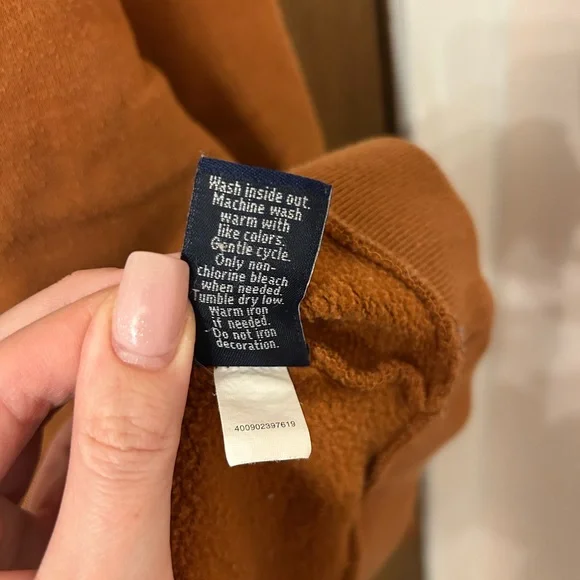 Croft & Barrow Big Buck Brewhouse Orange Crewneck Sweatshirt Medium - Picture 5 of 6